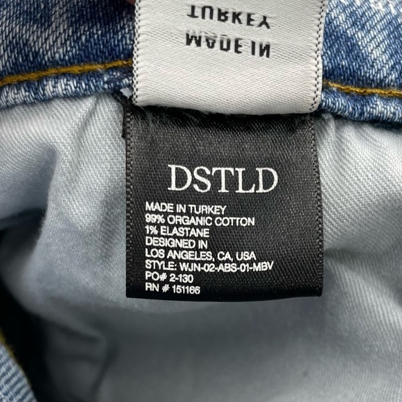 NWT DSTLD Women’s 30 ABSLT Vintage Straight Jeans Kinetic Button Fly - Picture 7 of 12